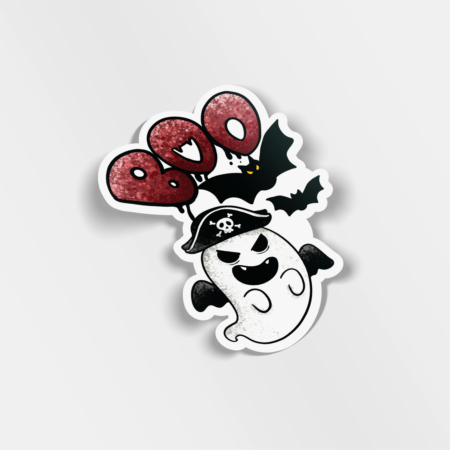 boo vinyl sticker