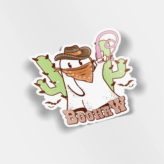 boohaw vinyl sticker