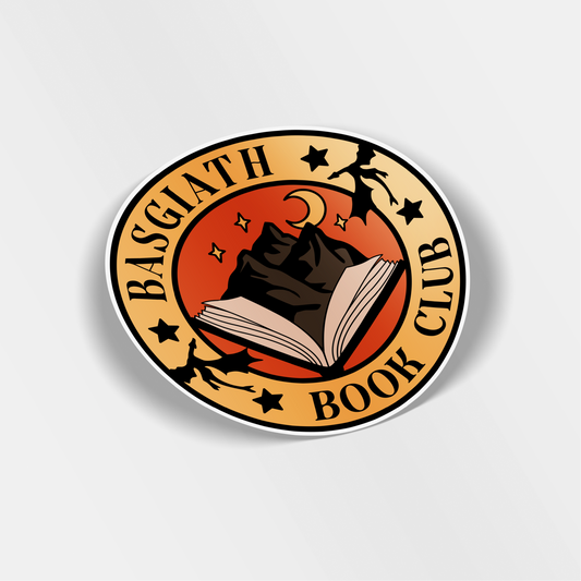 basgiath book club vinyl sticker