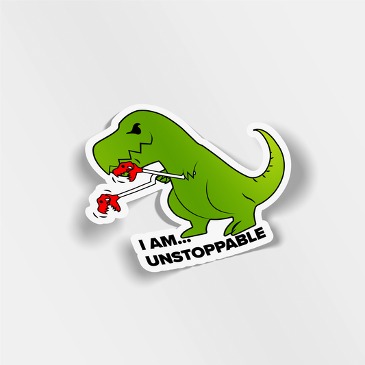 i am unstoppable vinyl sticker