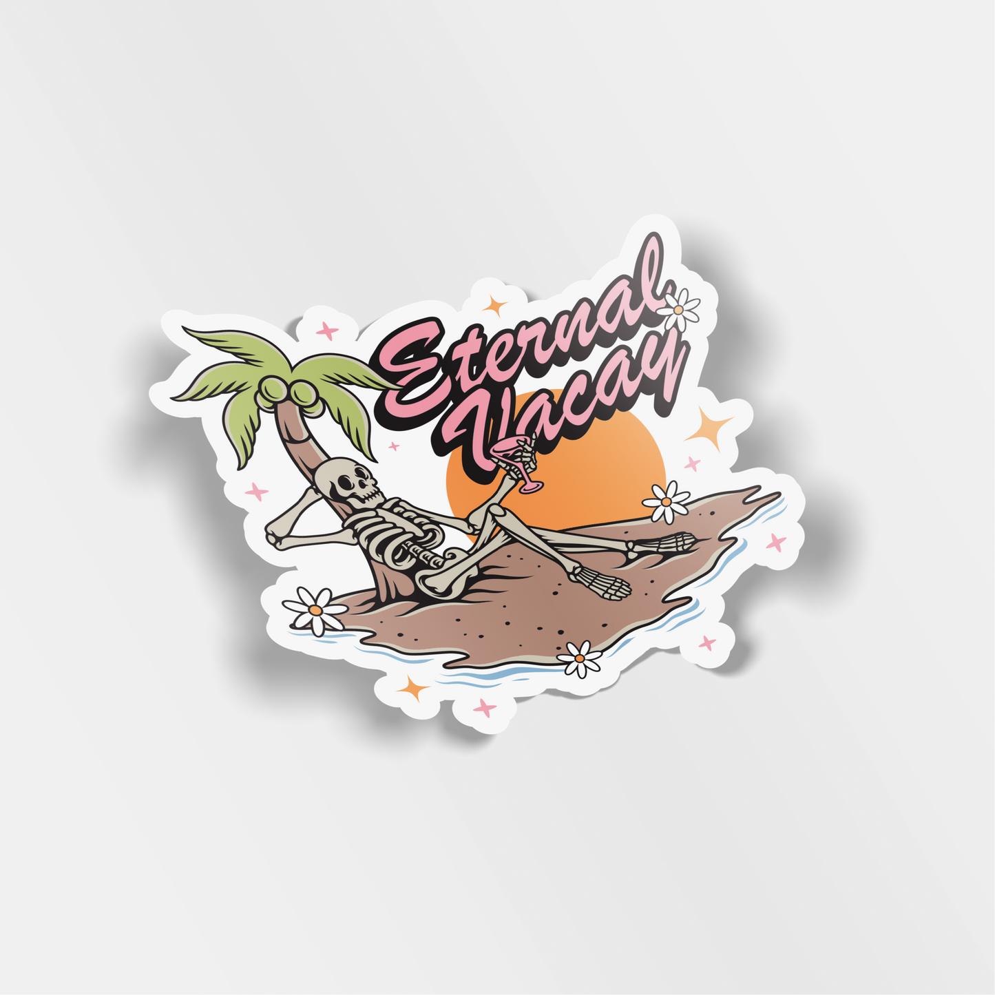 eternal vacay vinyl sticker