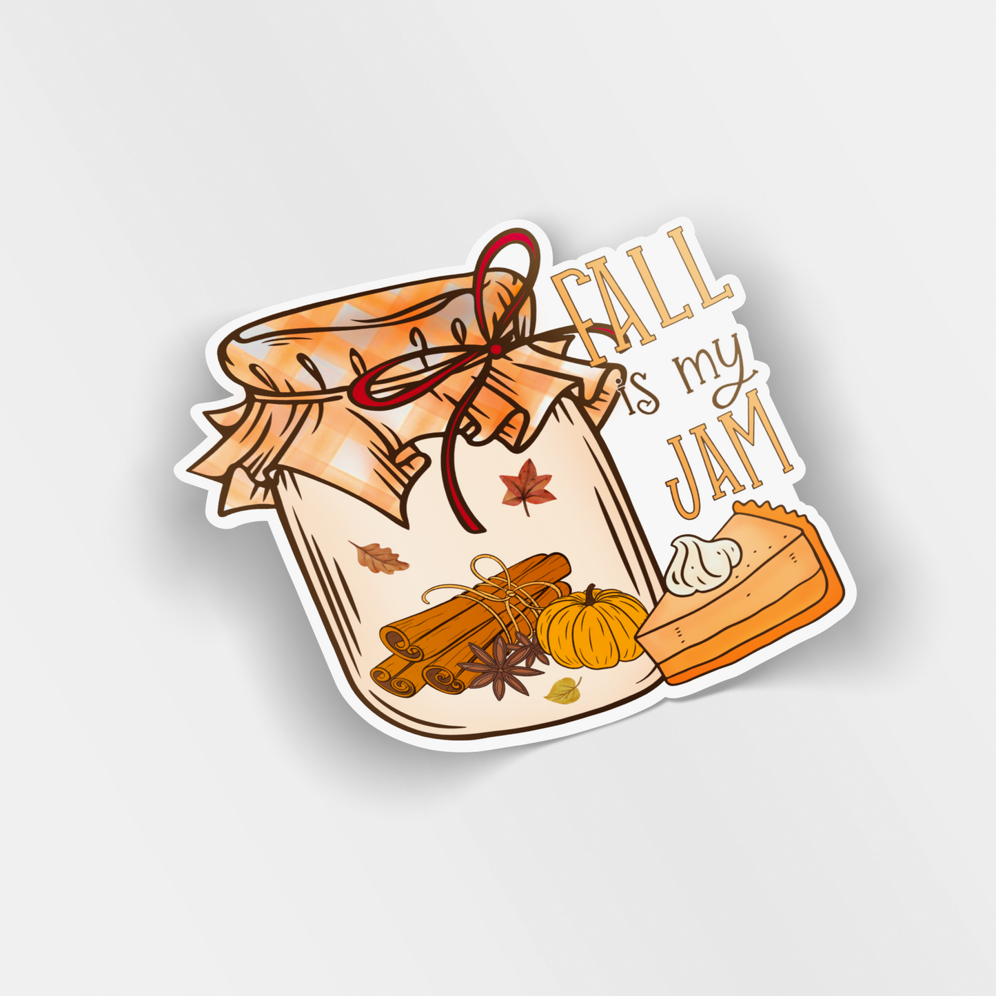 fall is my jam vinyl sticker