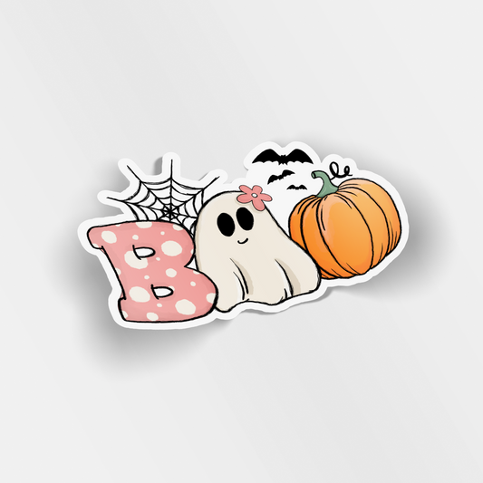 boo vinyl sticker