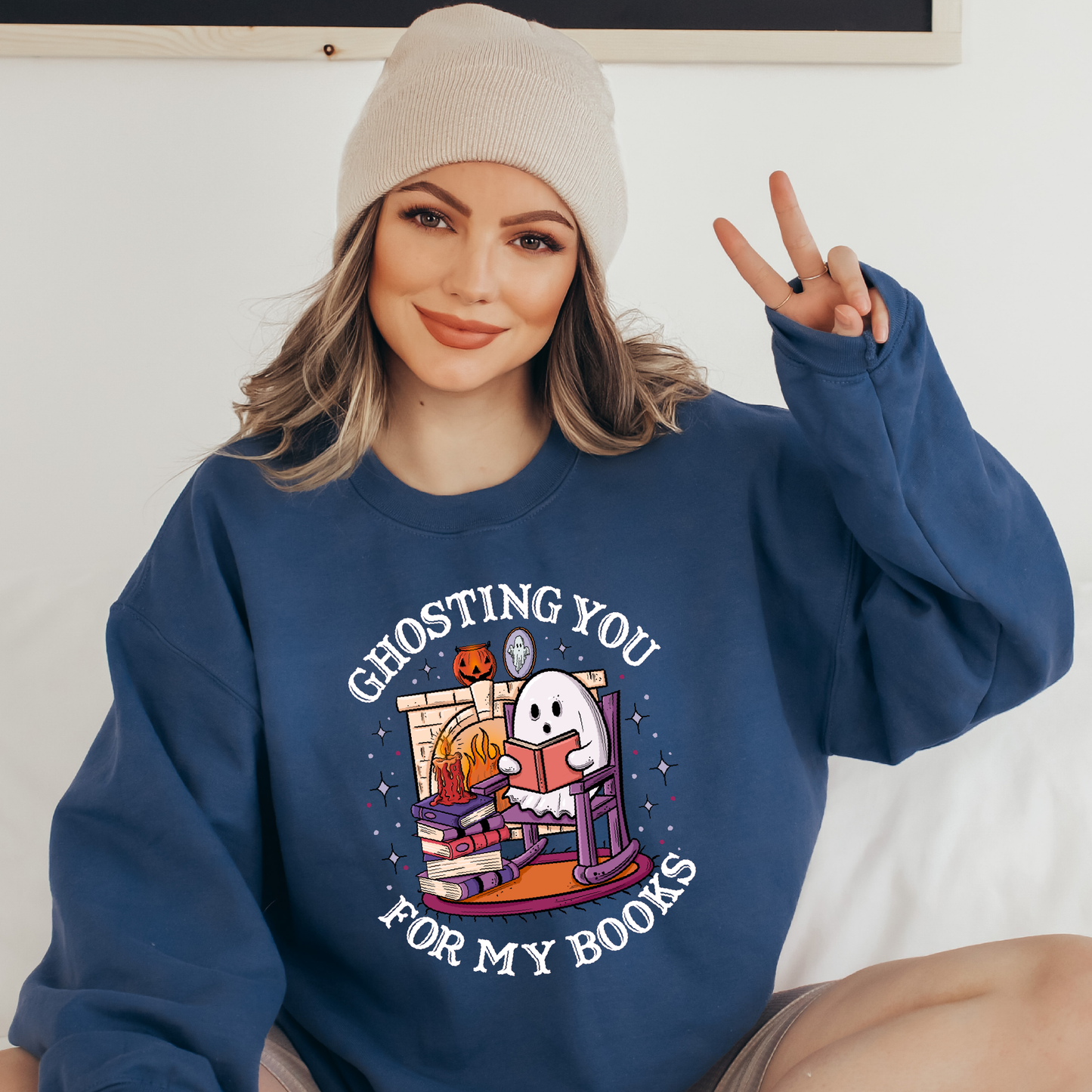 ghosting you for my books crewneck