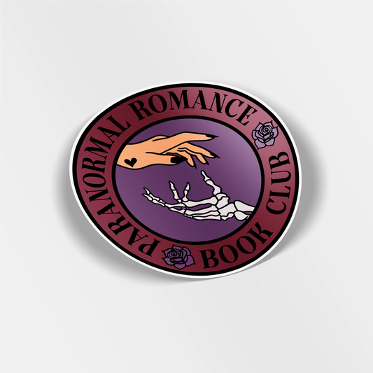 paranormal romance book club vinyl sticker