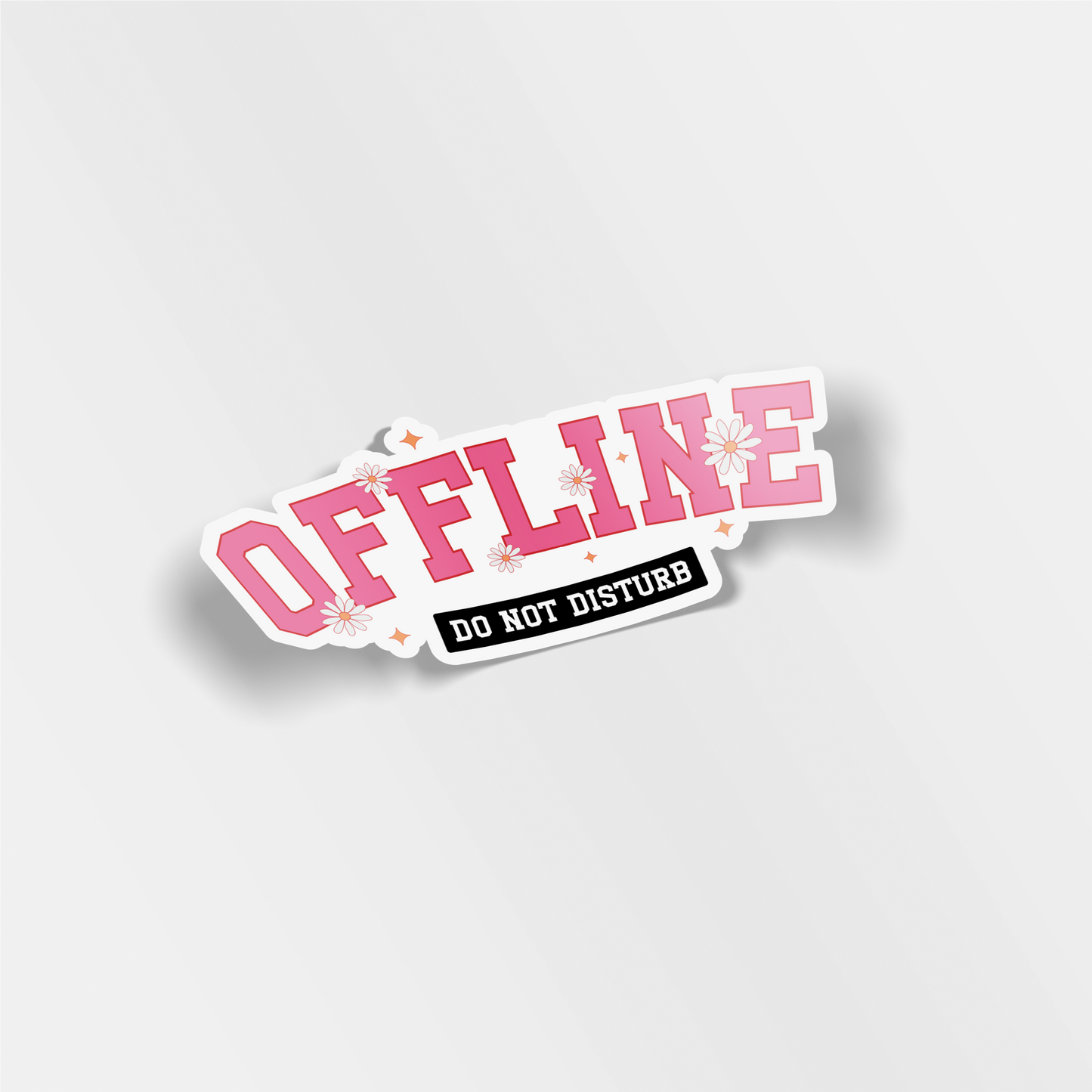 offline do not disturb vinyl sticker