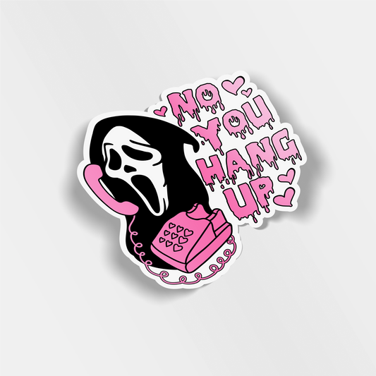 no you hang up vinyl sticker