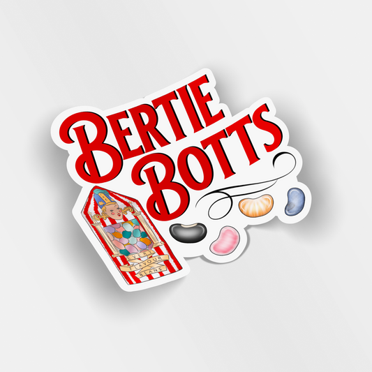 bertie botts vinyl sticker