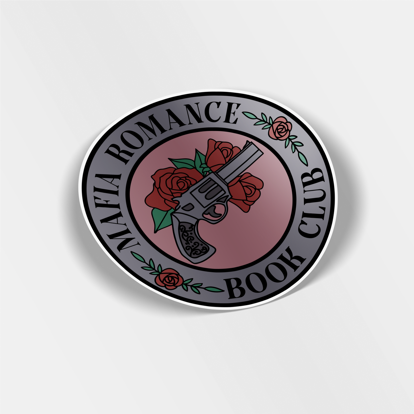 mafia romance book club vinyl sticker