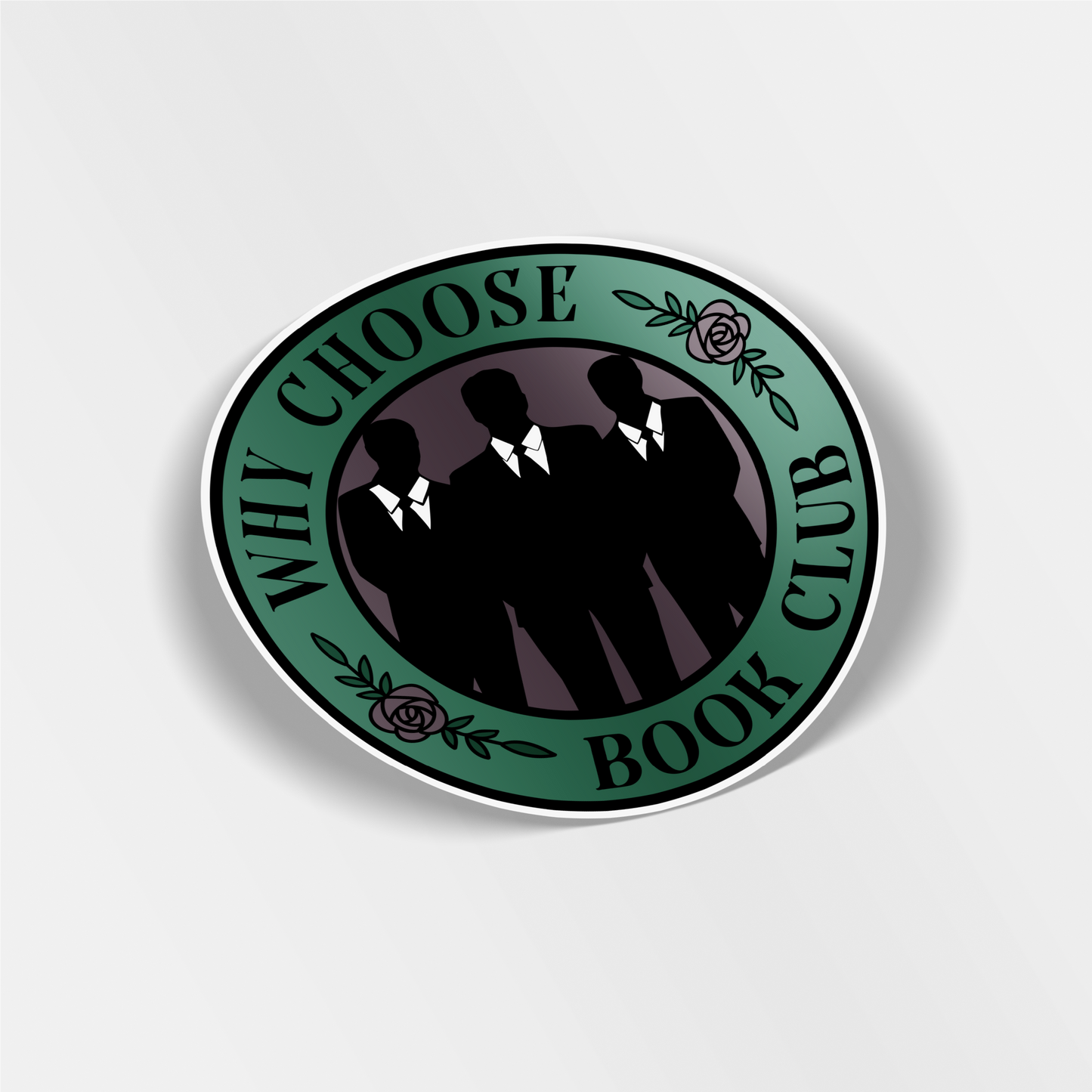 why choose book club vinyl sticker