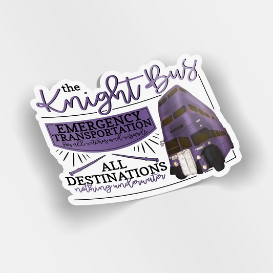 the knight bus vinyl sticker