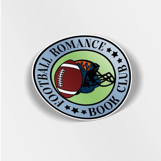 football romance book club vinyl sticker