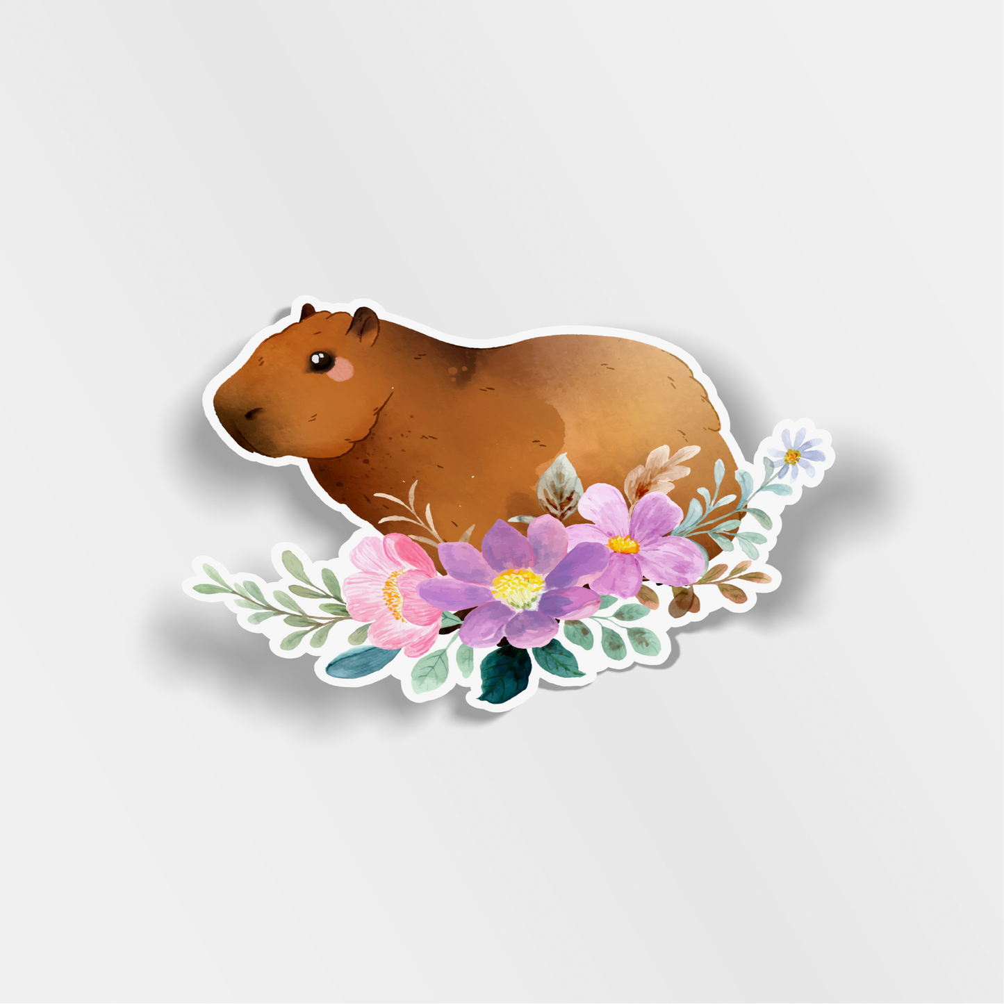 capybara vinyl sticker