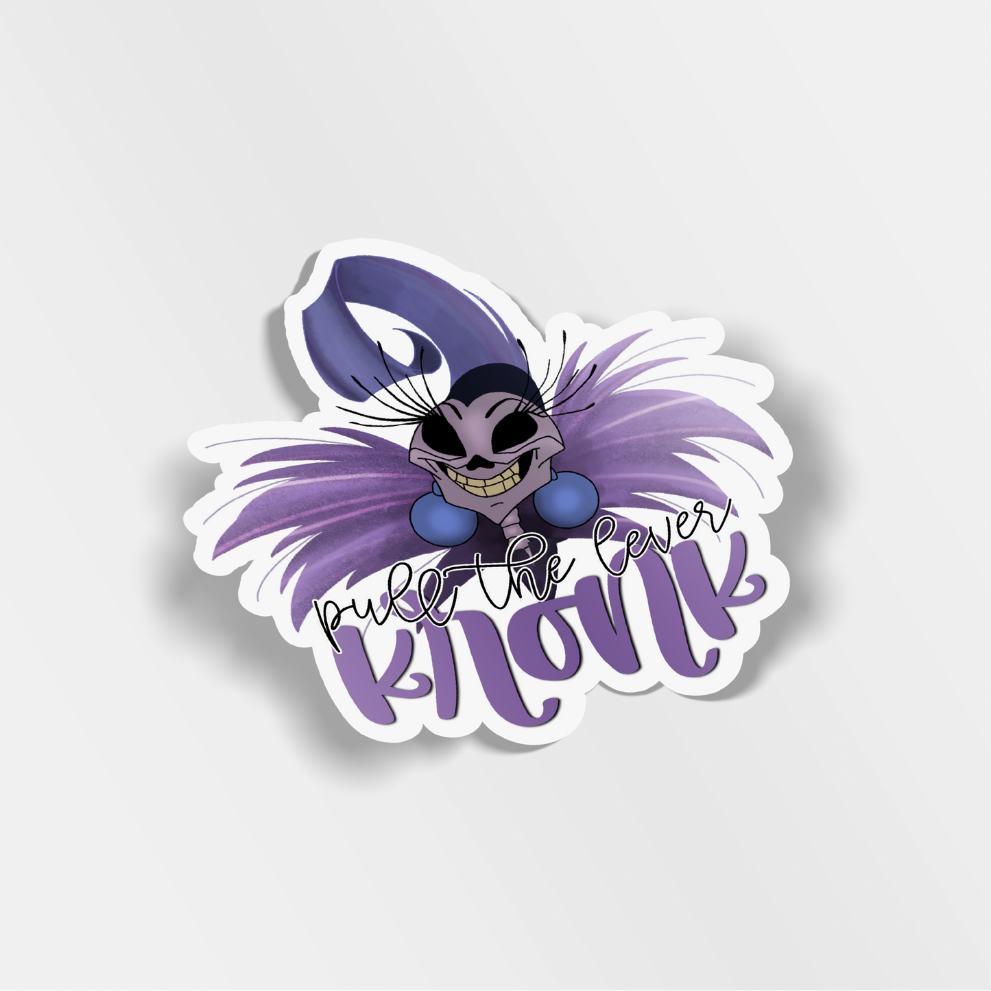 pull the lever kronk vinyl sticker