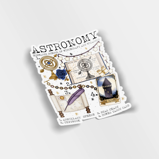 astronomy vinyl sticker