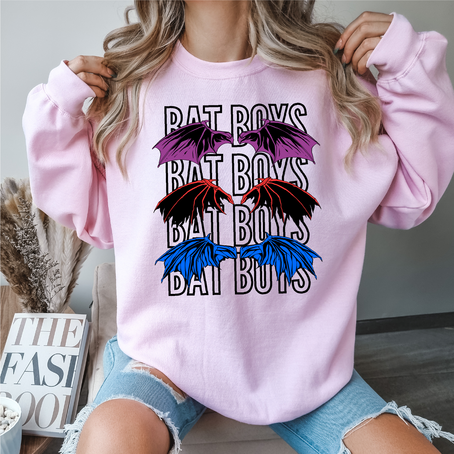 bat boys crewneck