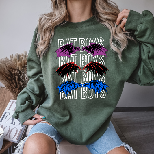 bat boys crewneck