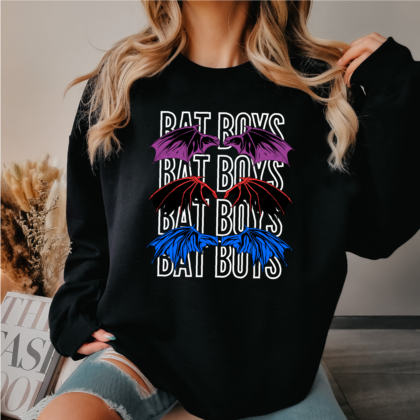 bat boys crewneck