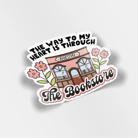 the bookstore vinyl sticker