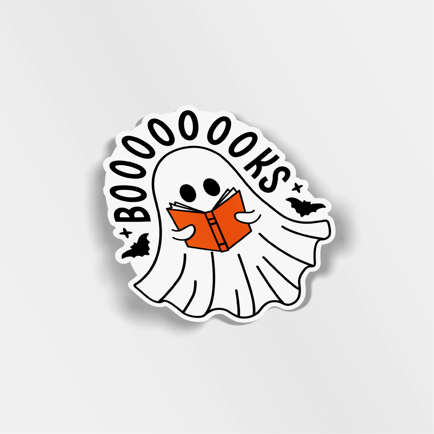 boooooooks vinyl sticker