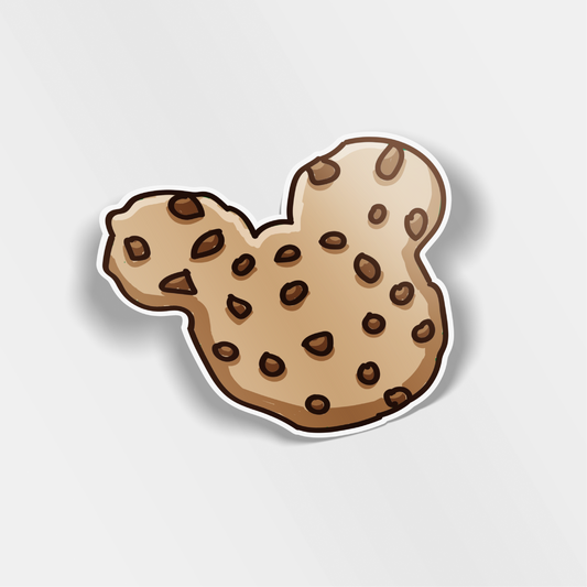 mouse cookie vinyl sticker