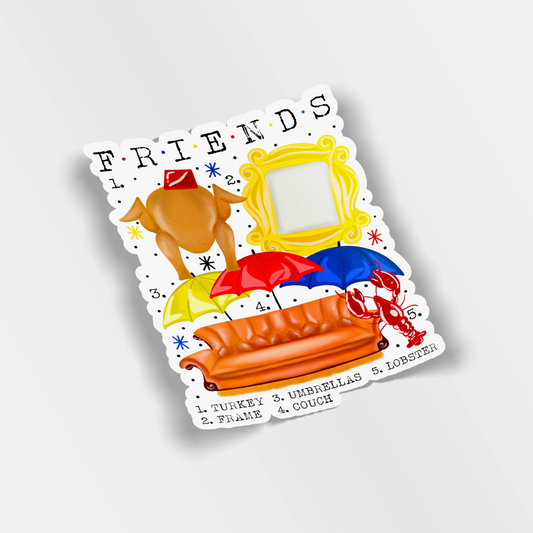 friends vinyl sticker