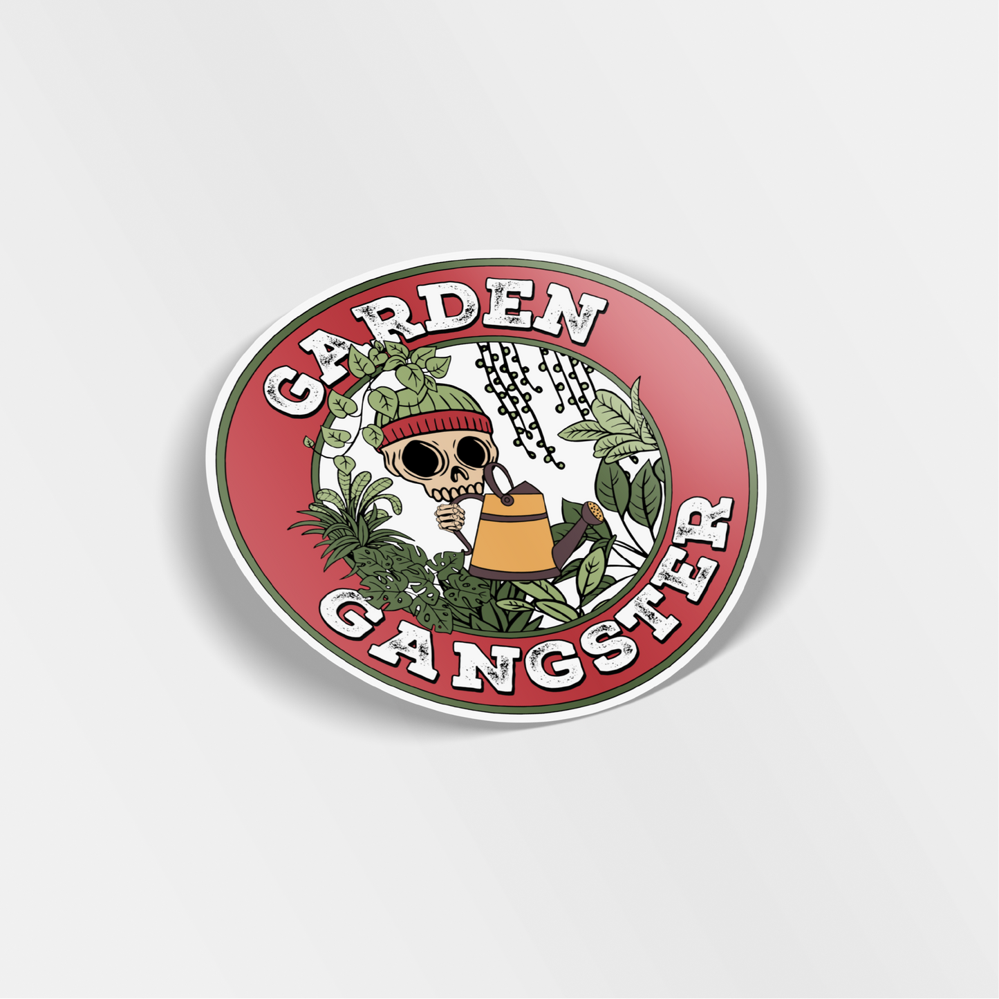 garden gangster vinyl sticker