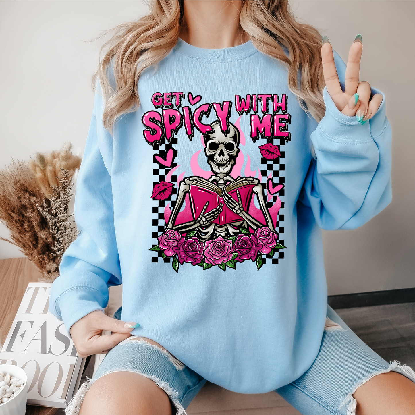 get spicy with me crewneck