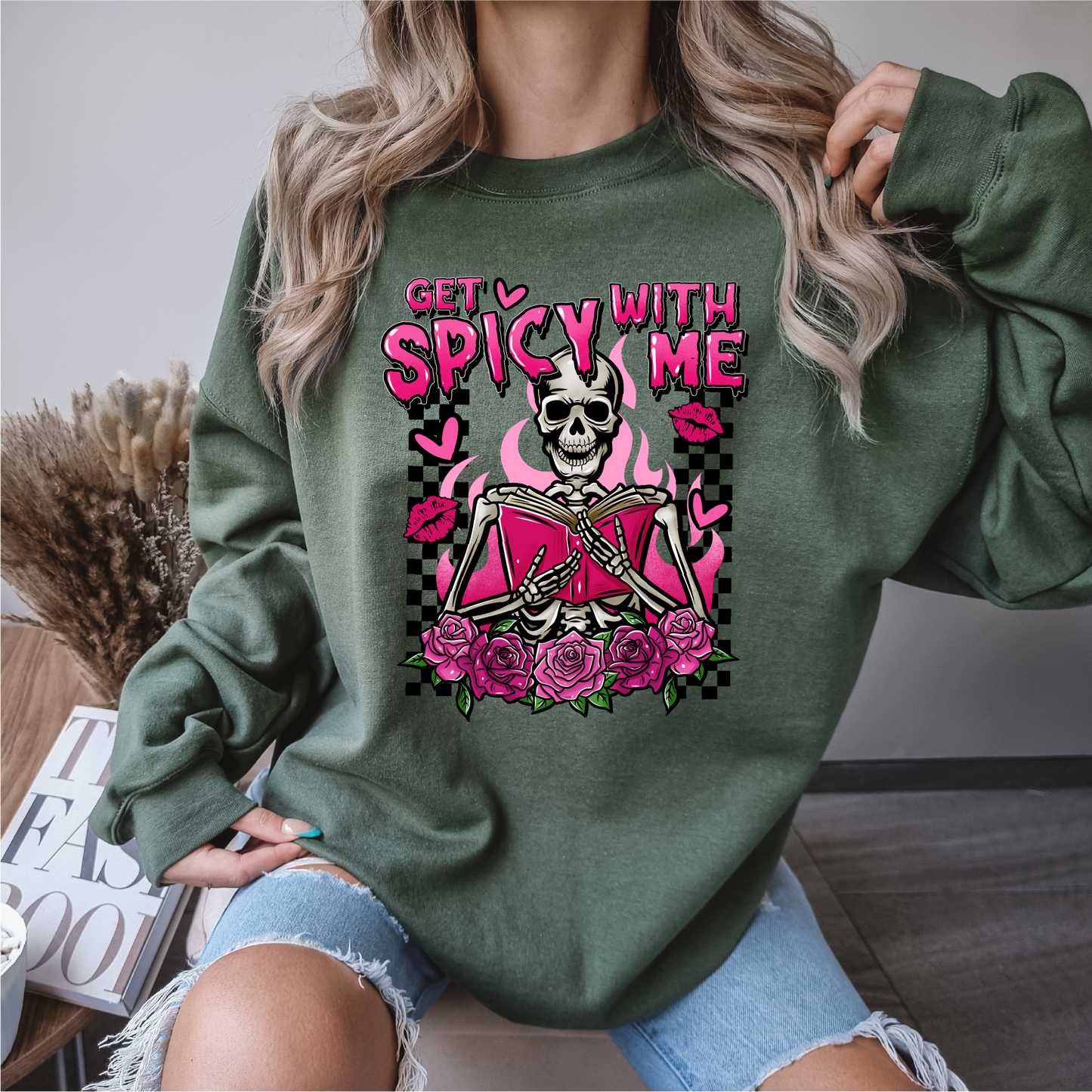 get spicy with me crewneck