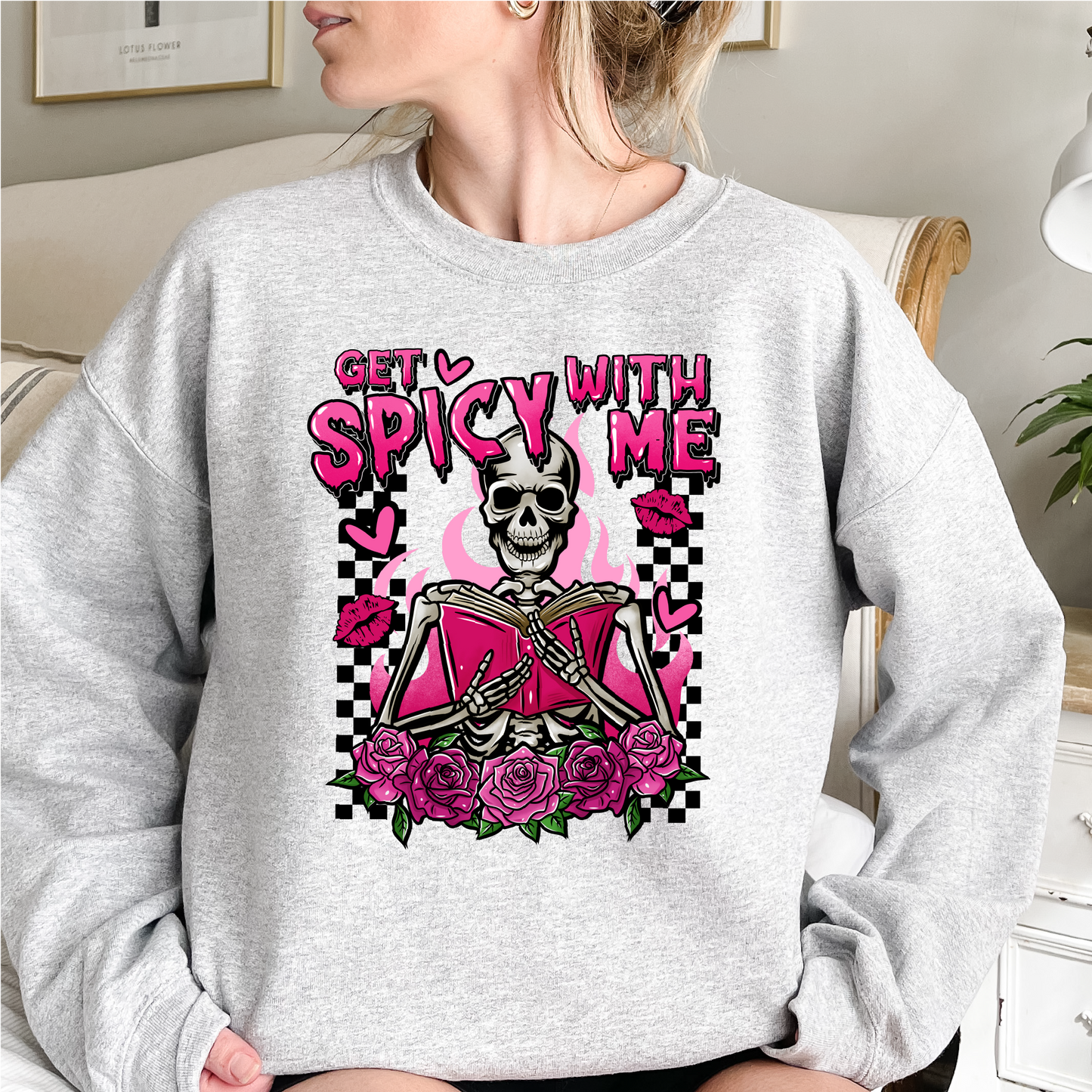 get spicy with me crewneck