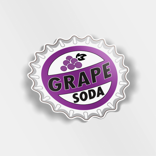 grape soda vinyl sticker