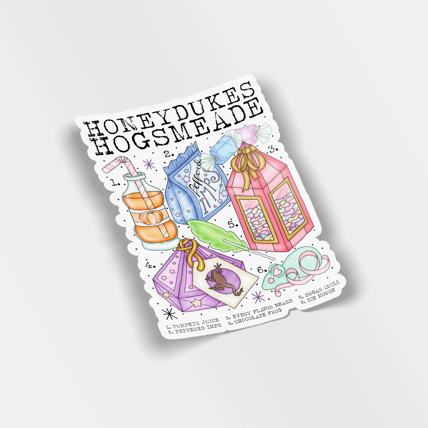 honeydukes vinyl sticker