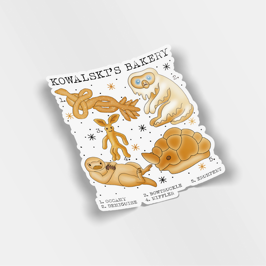 kowalski's bakery vinyl sticker