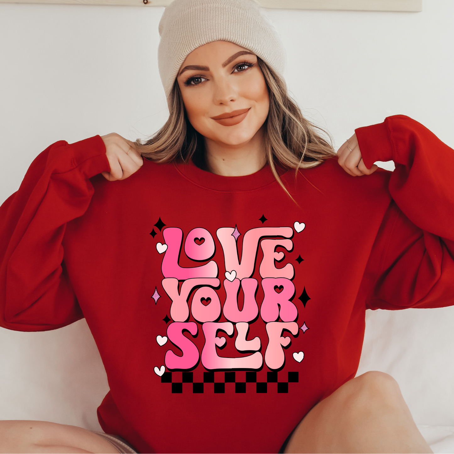 love your self crewneck