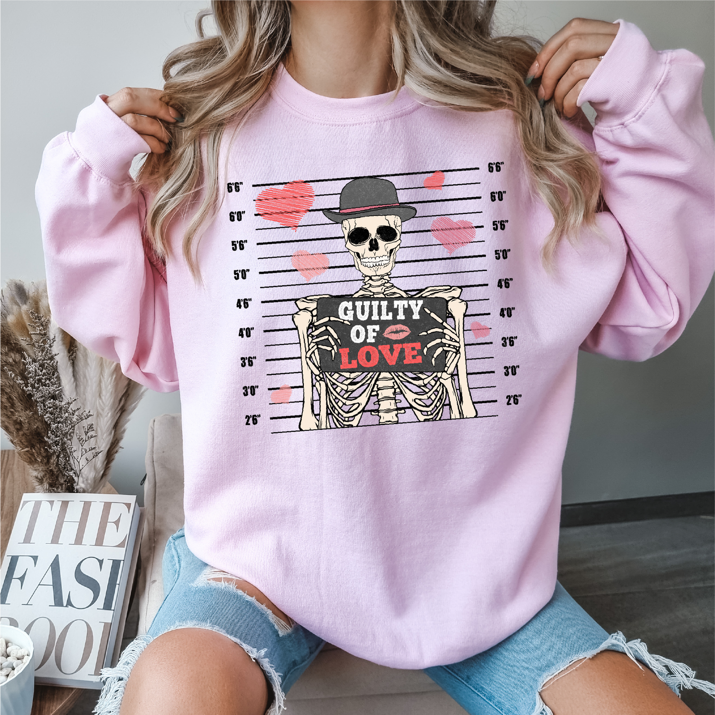 guilty of love crewneck