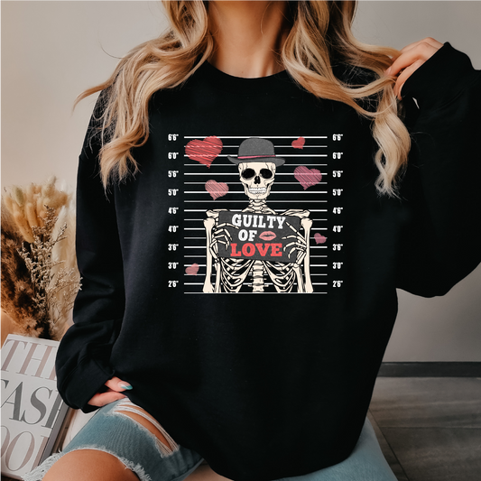 guilty of love crewneck