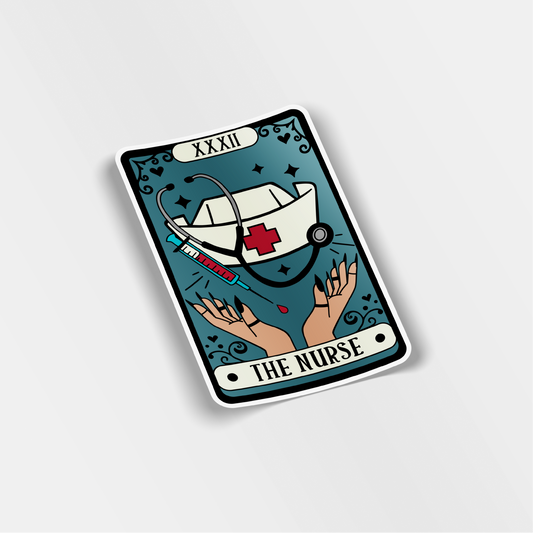 the nurse vinyl sticker