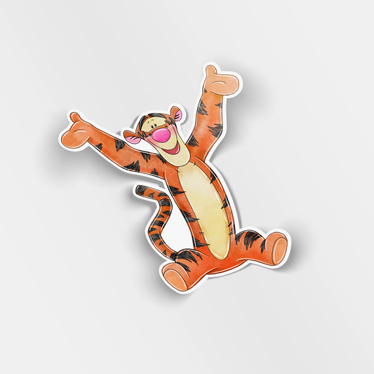 tigger vinyl sticker