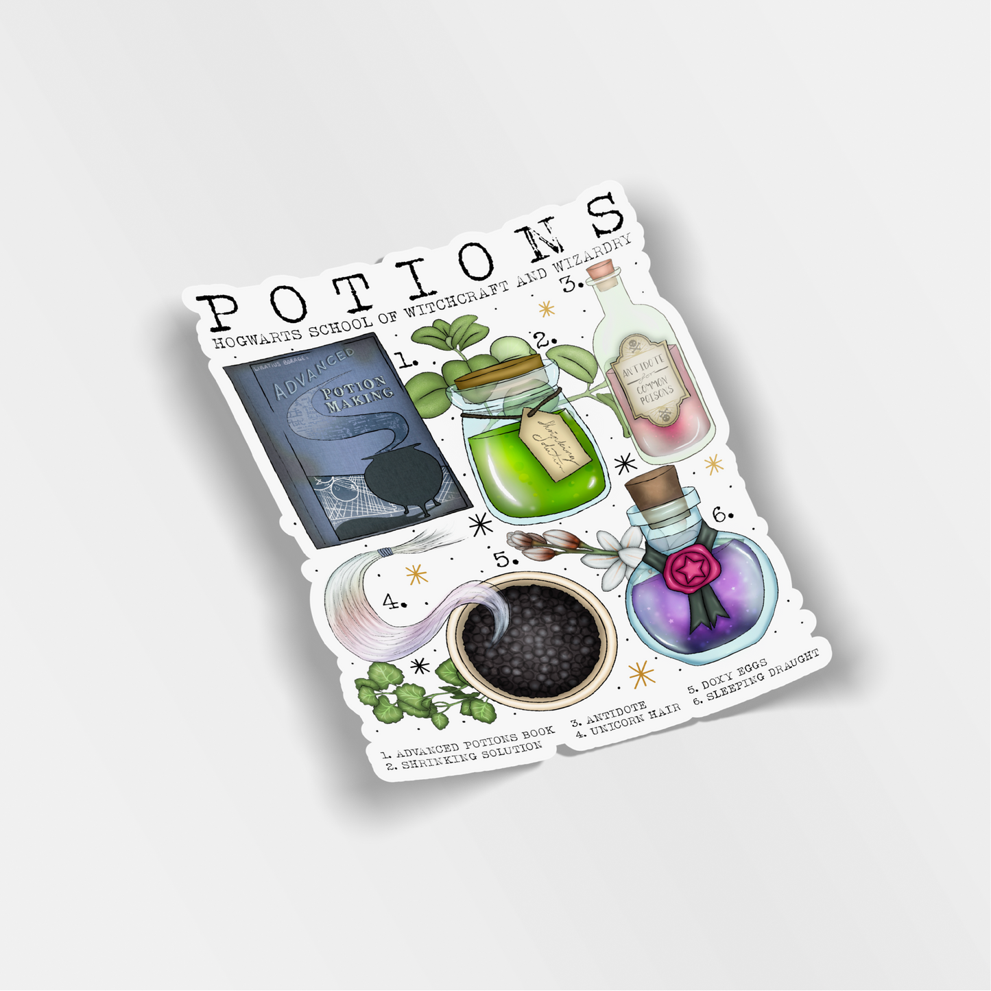 potions vinyl sticker