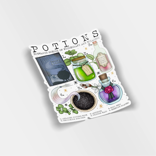 potions vinyl sticker