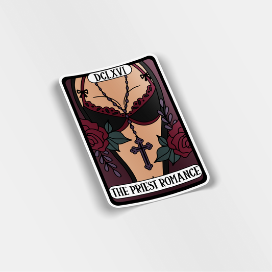 priest romance vinyl sticker