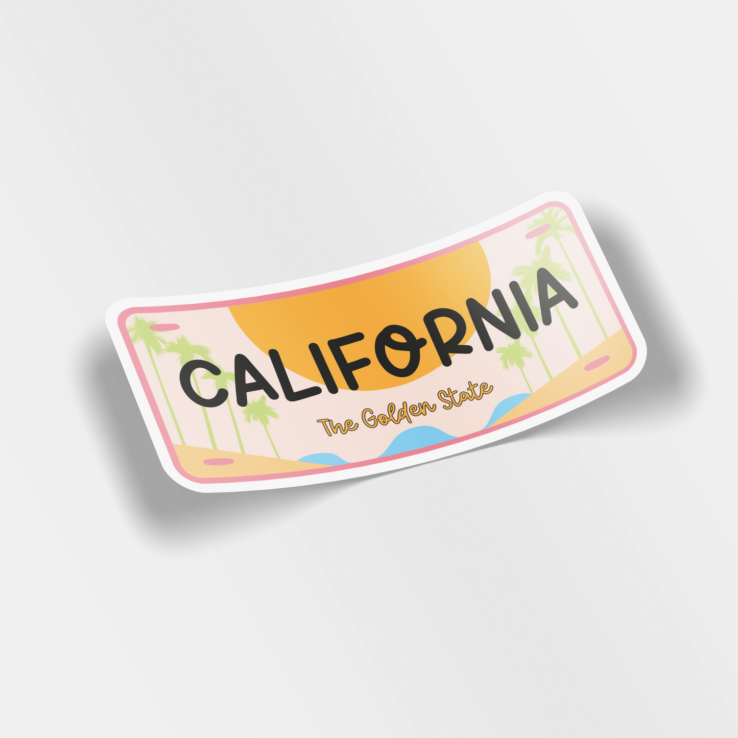 california vinyl sticker