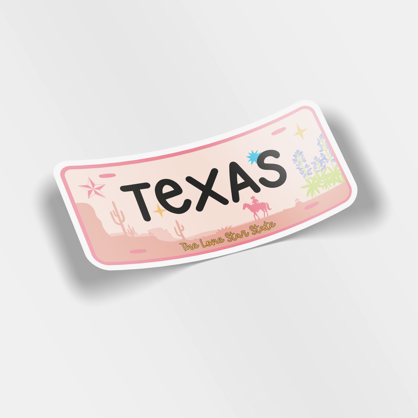 texas vinyl sticker