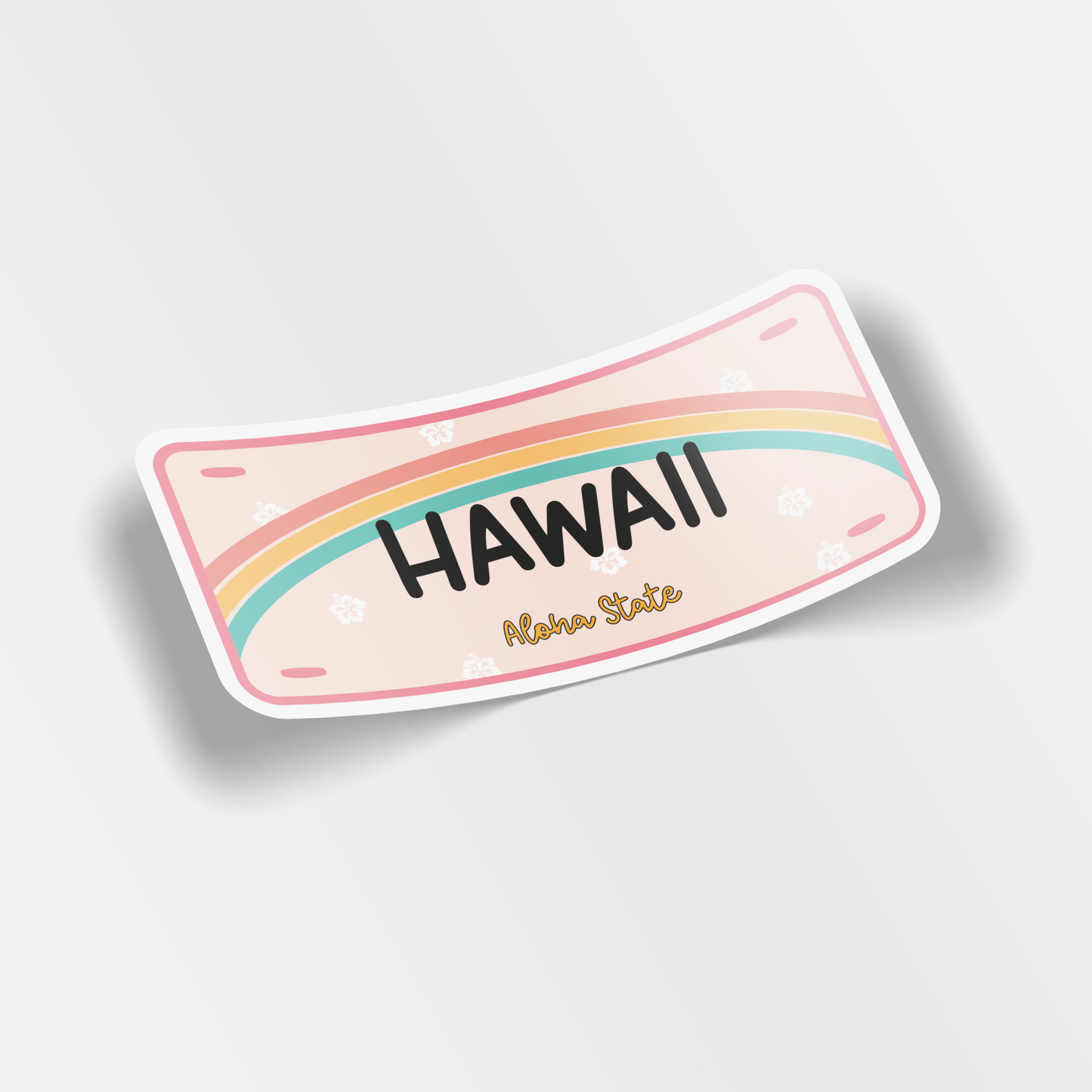 hawaii vinyl sticker