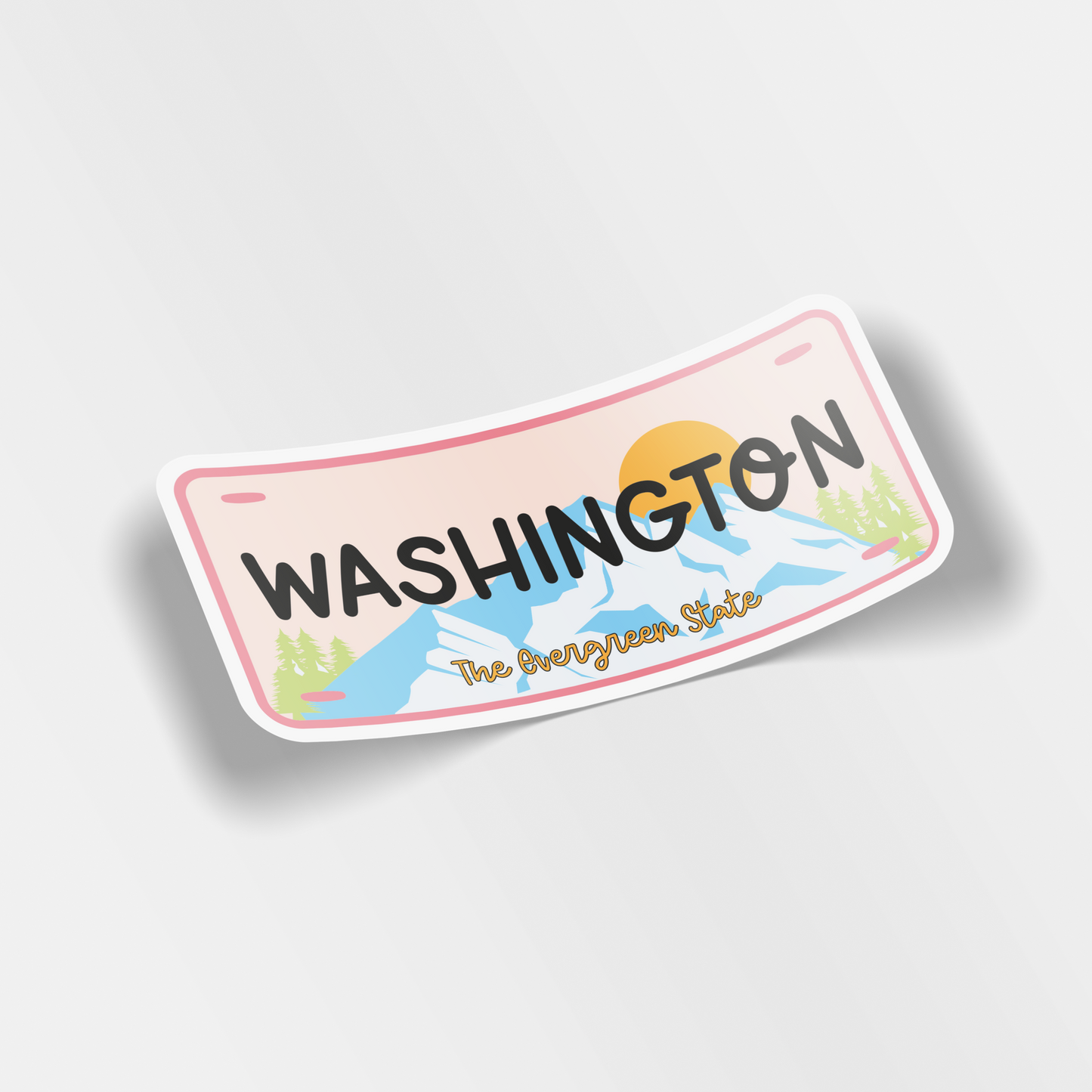 washington vinyl sticker