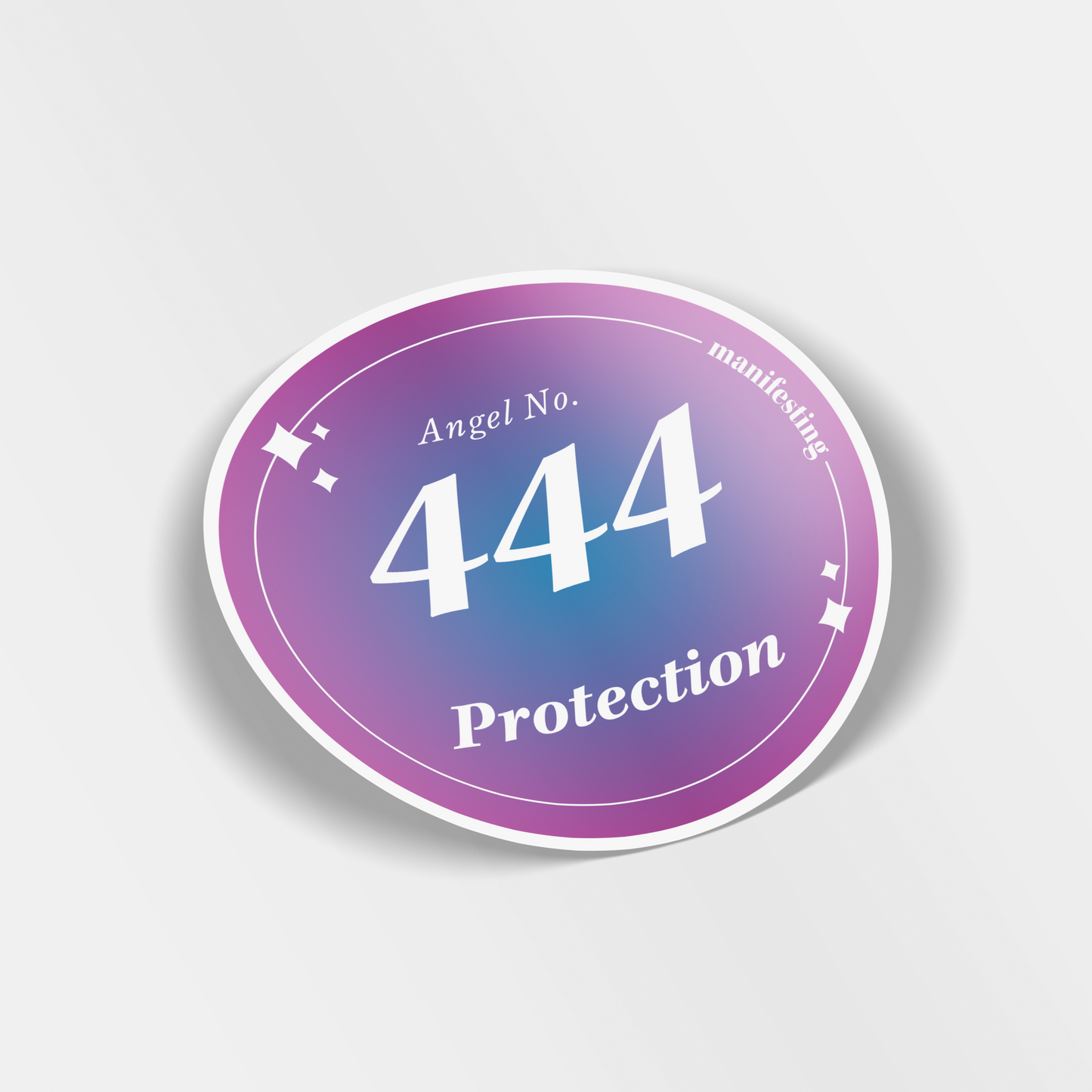 angel no 444 vinyl sticker