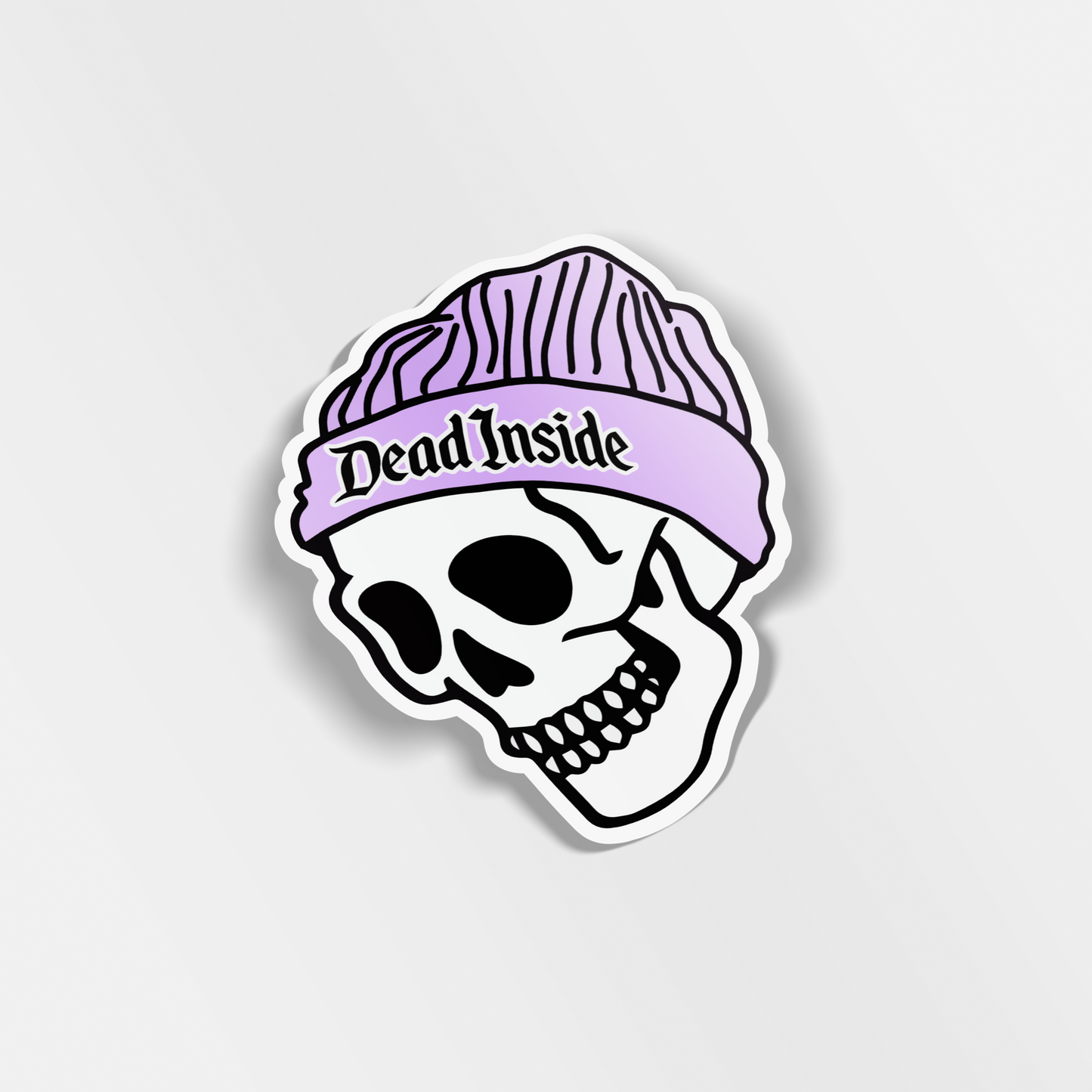 dead inside vinyl sticker