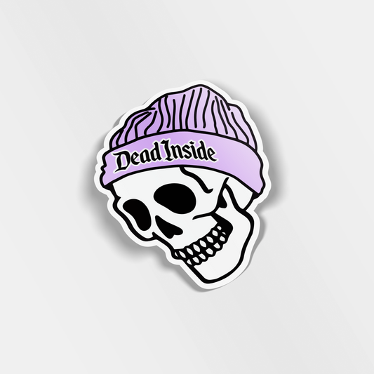 dead inside vinyl sticker