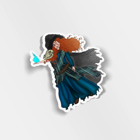 villain merida vinyl sticker