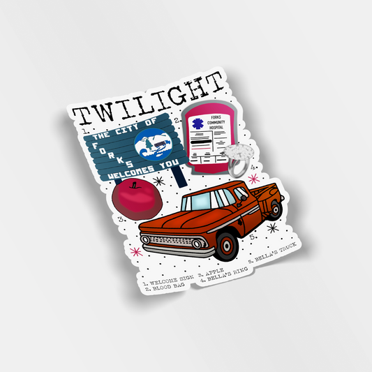 twilight vinyl sticker